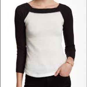 Free People Color Me Bad 3/4 Sleeve Top